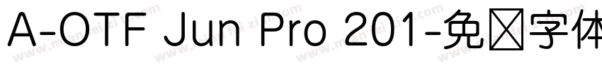 A-OTF Jun Pro 201字体转换